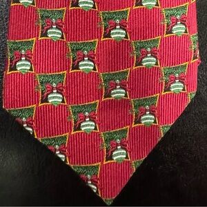 JZ Richard’s Vintage Silk Christmas Tie